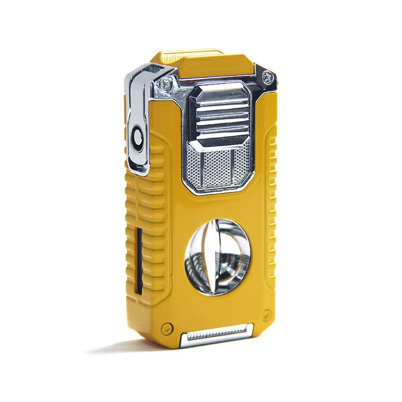 ⏰🔥LIMITED TIME 50% OFF!🔥50K+ SOLD!🎊5-in-1 Refillable Cigar Torch Lighter with Cutter