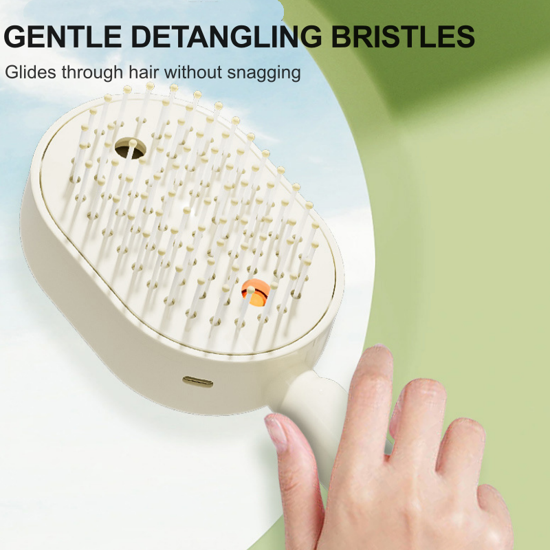 📢📢53% OFF!! ⏰✨Electric hairbrush with spray and massage🔥
