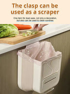 ⏰🔥LIMITED TIME 50% OFF!🔥50K+ SOLD!🥦Folding Hanging Kitchen Waste Trash Can🗑️