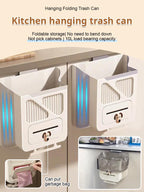 ⏰🔥LIMITED TIME 50% OFF!🔥50K+ SOLD!🥦Folding Hanging Kitchen Waste Trash Can🗑️