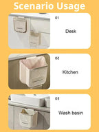 ⏰🔥LIMITED TIME 50% OFF!🔥50K+ SOLD!🥦Folding Hanging Kitchen Waste Trash Can🗑️