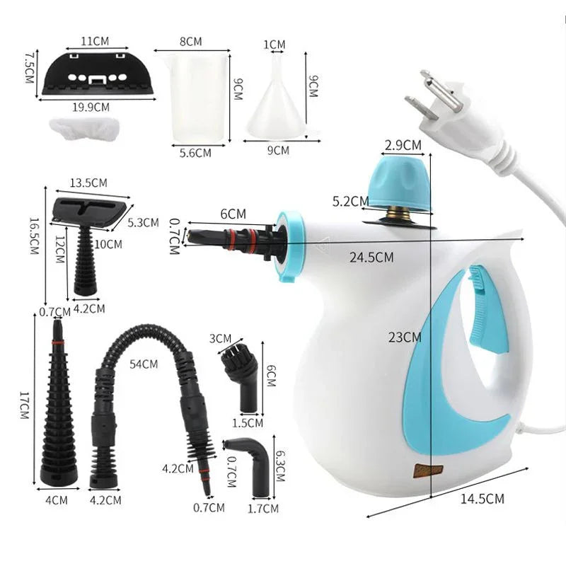 ⏳LAST DAY SALE 50% OFF!!🔥Pressurized Handheld Multi-Surface Natural Steam Cleaner with 12 pcs Accessories