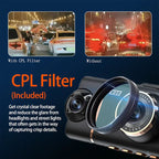 🏆50% Off🔥🚗4-Channel HD Dashcam with Front Interior Rear Recording