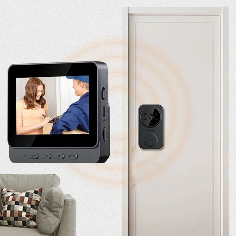 🎁🎁LAST DAY SPECIAL PRICE!Wireless Video Doorbell with Monitor