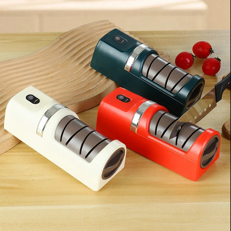 📢📢50%  OFF !! ⏰Automatic Kitchen Knife Sharpener