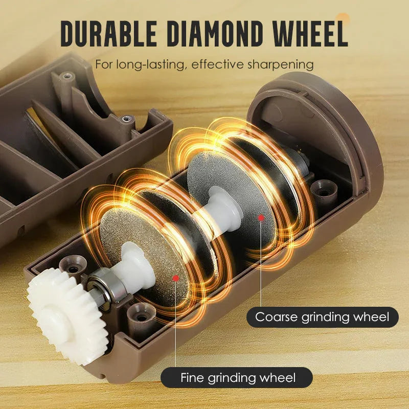 📢📢50%  OFF !! ⏰Automatic Kitchen Knife Sharpener
