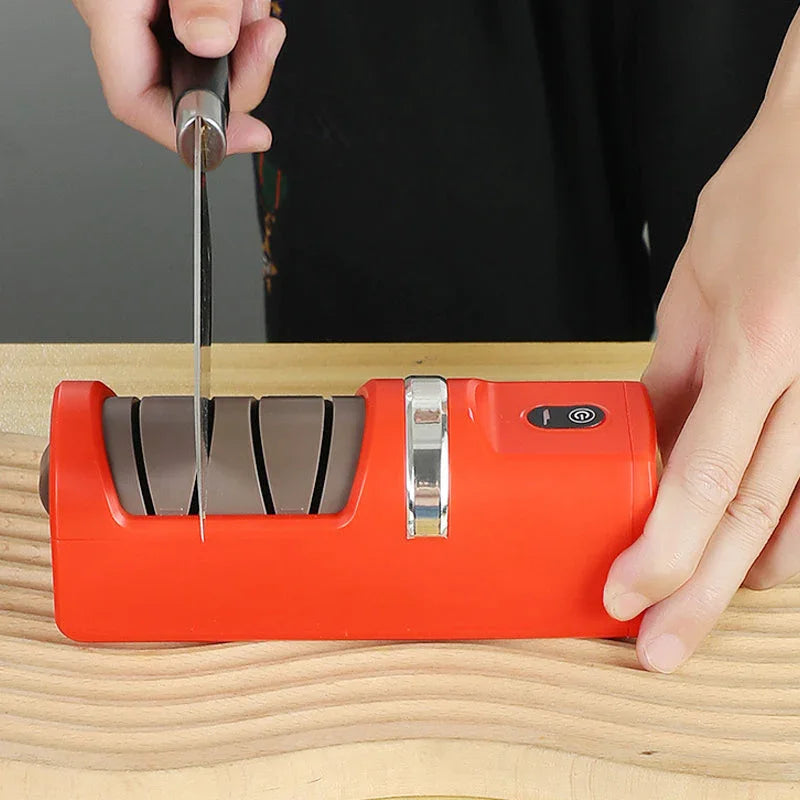 📢📢50%  OFF !! ⏰Automatic Kitchen Knife Sharpener