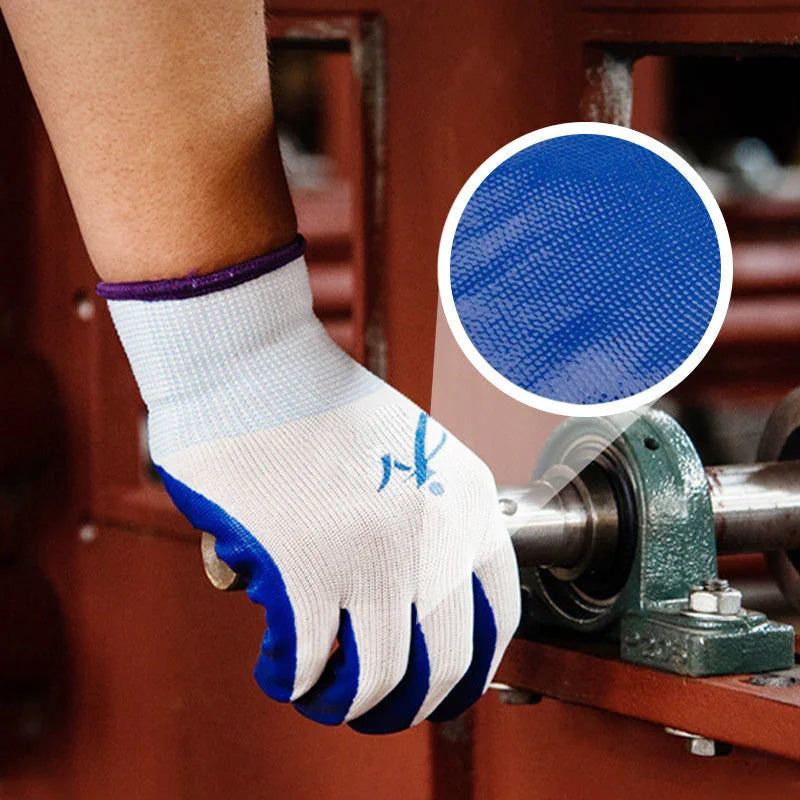 🤝Wear-resistant latex work gloves