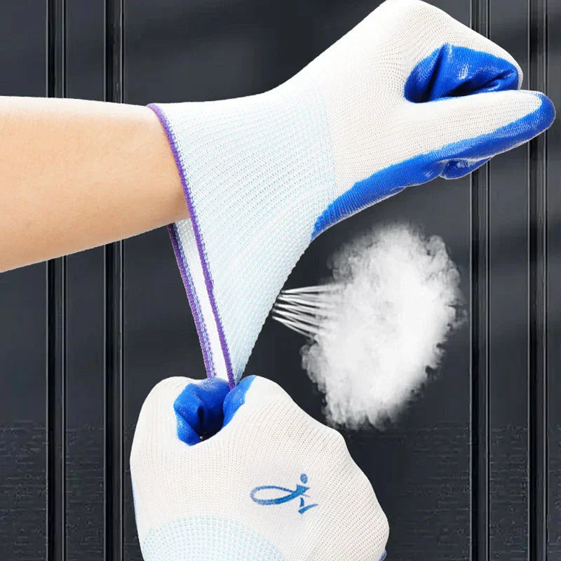 🤝Wear-resistant latex work gloves
