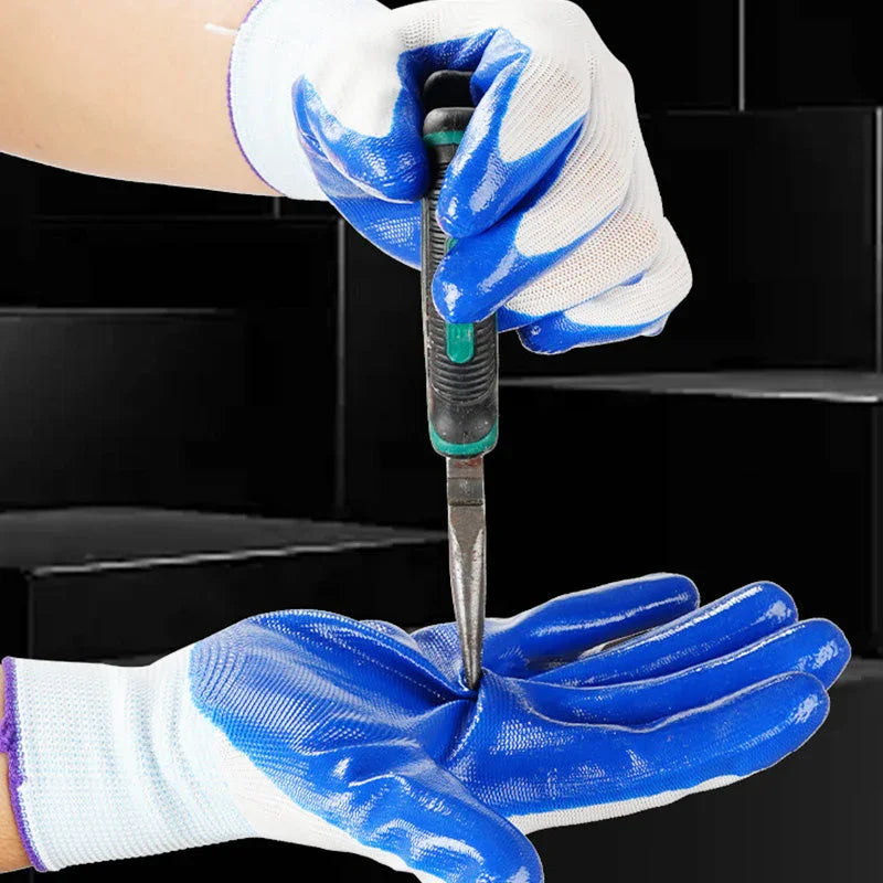 🤝Wear-resistant latex work gloves