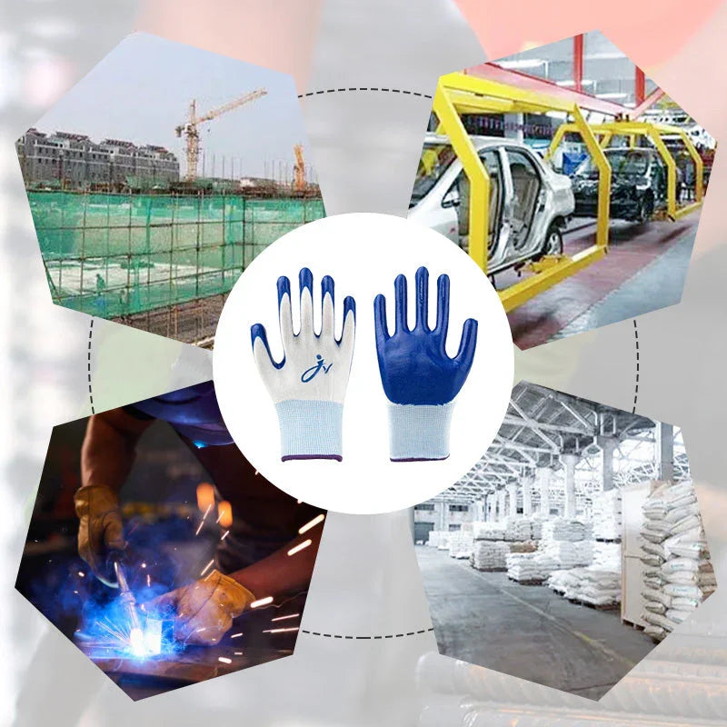 🤝Wear-resistant latex work gloves