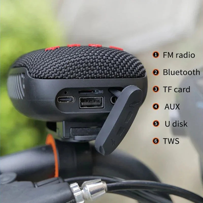 ⏰🔥LIMITED TIME 50% OFF!🔥50K+ SOLD!Waterproof Bicycle Bluetooth Speaker – IPX5, TWS Stereo & TF Card Support