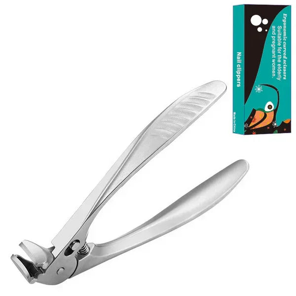 📢📢49% OFF NOW✨🔥Curved stainless steel nail clippers – Ergonomic and easy for seniors to use