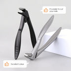 📢📢49% OFF NOW✨🔥Curved stainless steel nail clippers – Ergonomic and easy for seniors to use