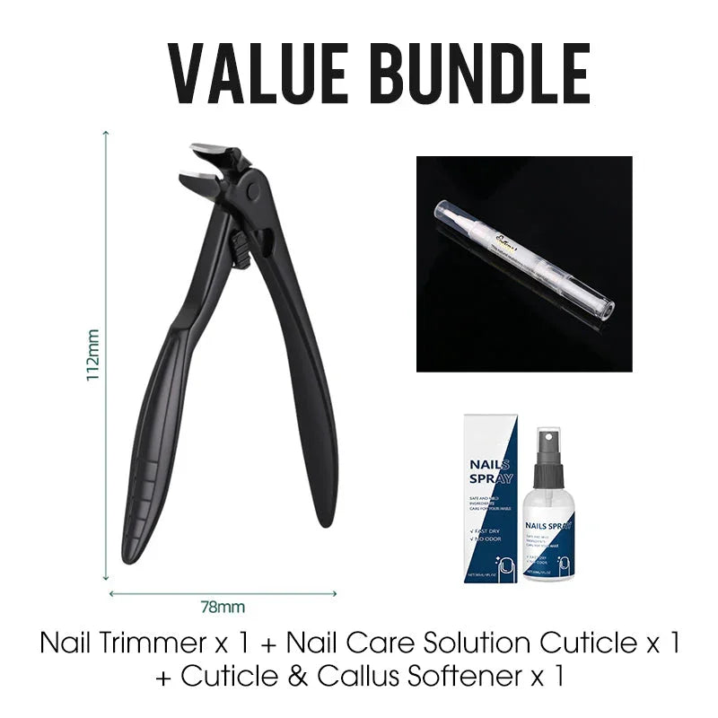 📢📢49% OFF NOW✨🔥Curved stainless steel nail clippers – Ergonomic and easy for seniors to use