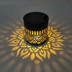 ☀️ Solar Mandala Light for Garden & Patio – 2-in-1 Floor Lamp & Wall Light – Ornamental Light Decoration with Vintage Effect – Rustproof & Durable