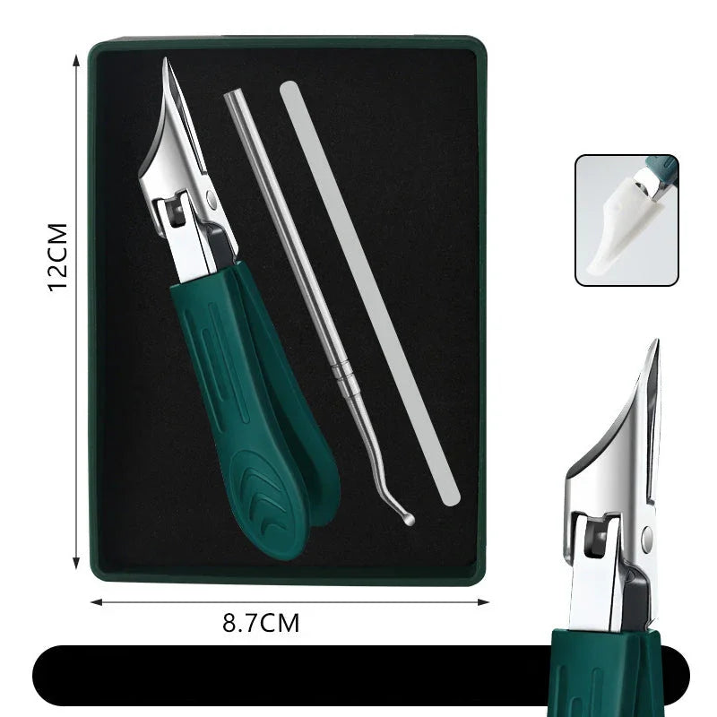 Wide Jaw Opening Nail Clippers for Thick Nails
