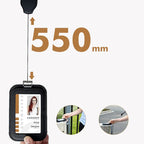 ⏰🔥LIMITED TIME 50% OFF!🔥50K+ SOLD!Retractable ID Badge Holder with Lanyard
