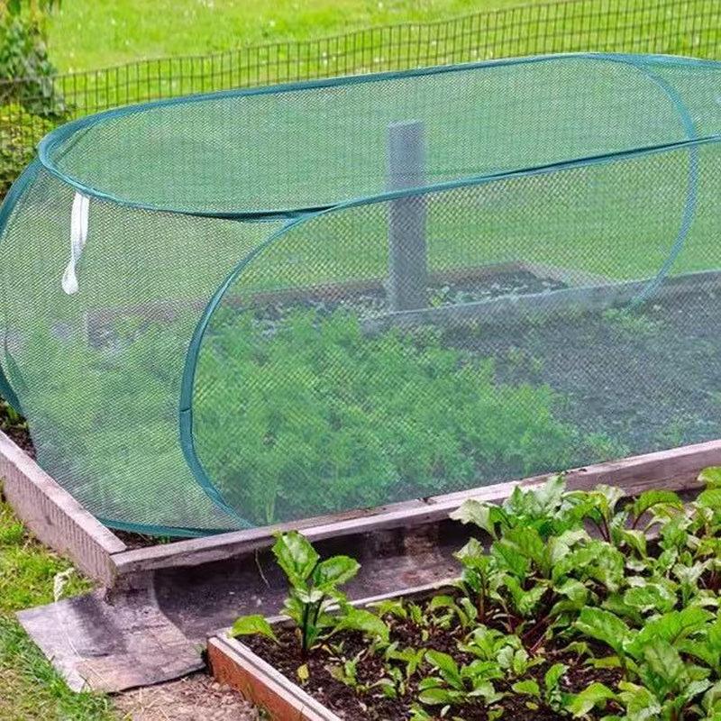 💎 -50% ON FOLDABLE POP-UP PLANT MESH COVER! 💎 Triple-Action Insect, Cold & Sun Protection for Your Garden ✨