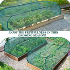 💎 -50% ON FOLDABLE POP-UP PLANT MESH COVER! 💎 Triple-Action Insect, Cold & Sun Protection for Your Garden ✨