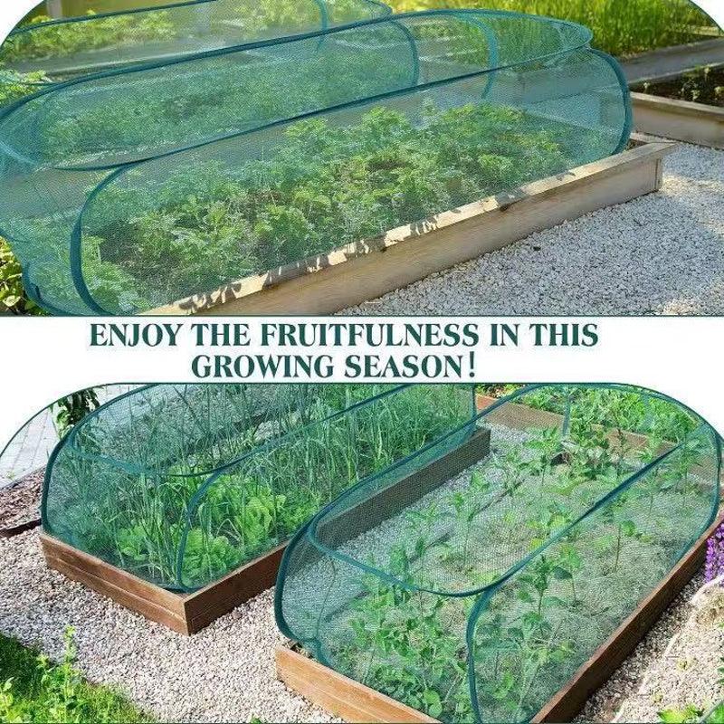💎 -50% ON FOLDABLE POP-UP PLANT MESH COVER! 💎 Triple-Action Insect, Cold & Sun Protection for Your Garden ✨