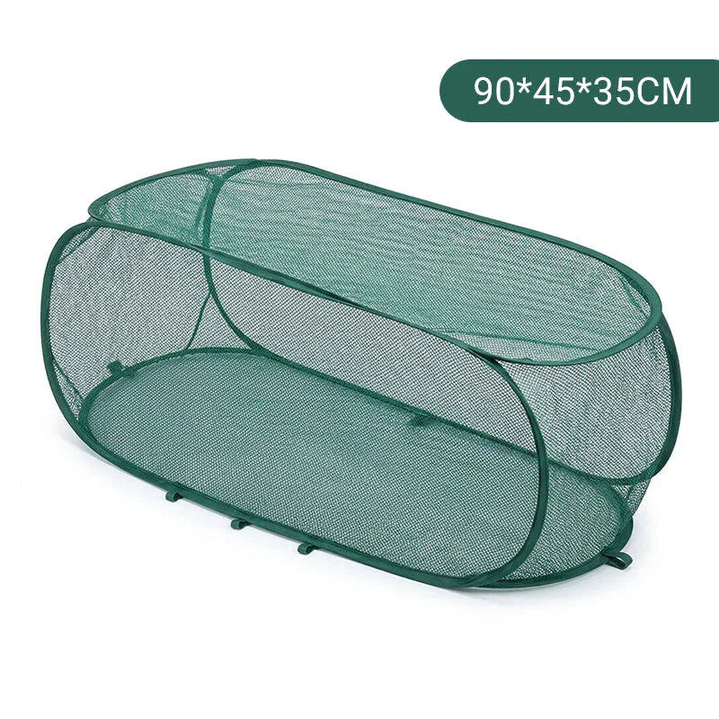 💎 -50% ON FOLDABLE POP-UP PLANT MESH COVER! 💎 Triple-Action Insect, Cold & Sun Protection for Your Garden ✨