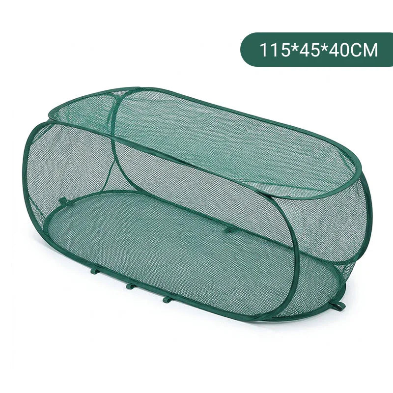 💎 -50% ON FOLDABLE POP-UP PLANT MESH COVER! 💎 Triple-Action Insect, Cold & Sun Protection for Your Garden ✨