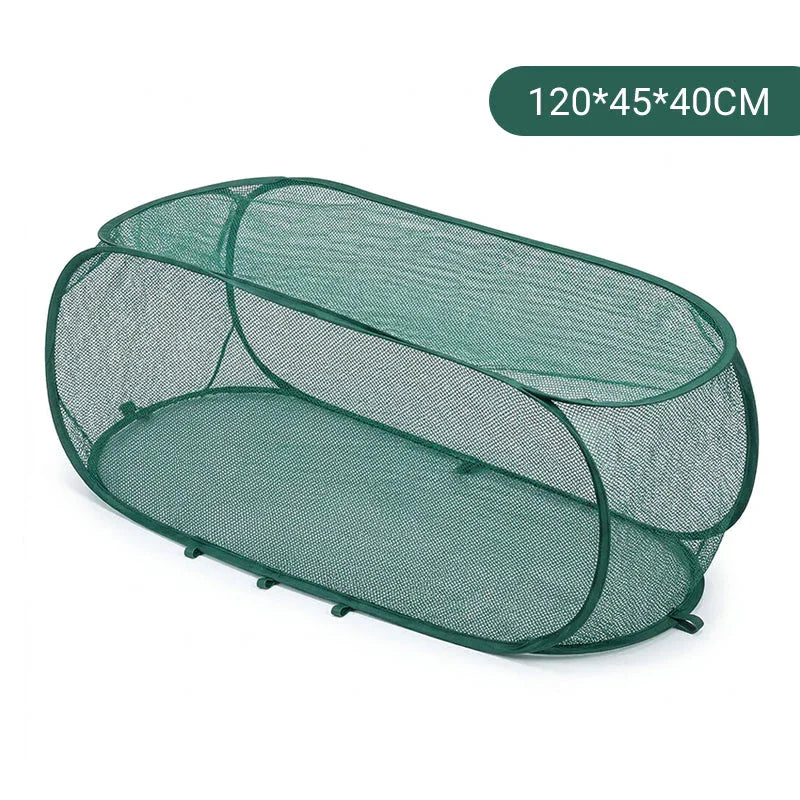 💎 -50% ON FOLDABLE POP-UP PLANT MESH COVER! 💎 Triple-Action Insect, Cold & Sun Protection for Your Garden ✨
