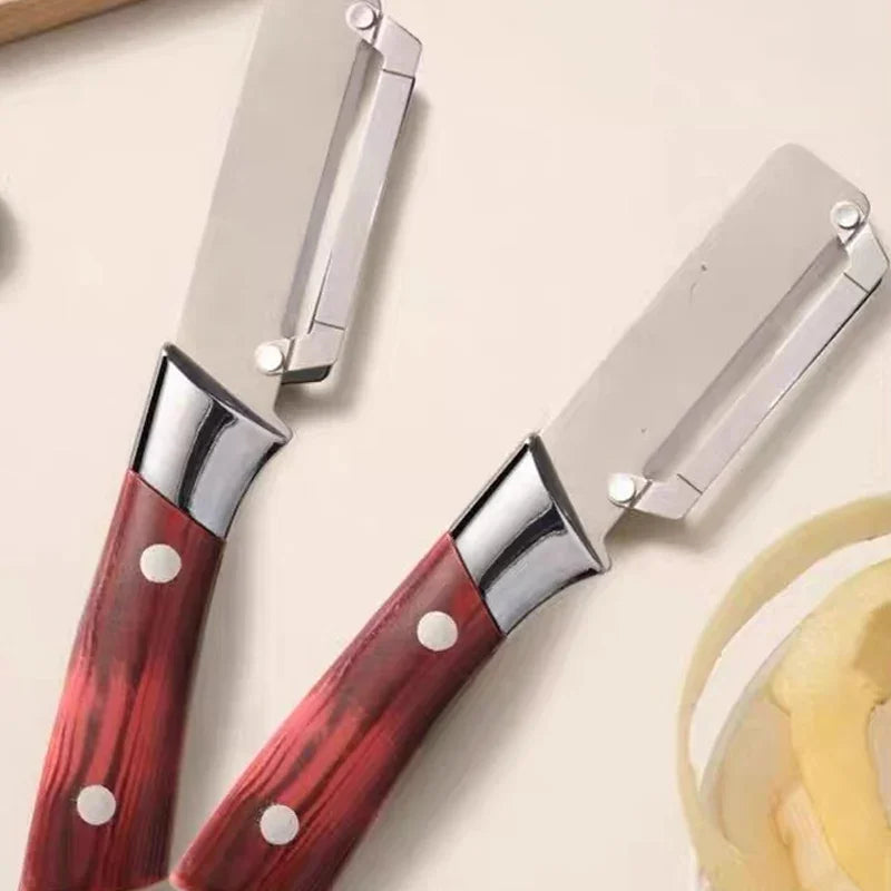 🥕 BUY 1 GET 1 FREE! 🎁 Multi-functional Kitchen Peeler – Sharp Stainless Steel Blade, Ergonomic Handle & Swiveling Dual-Action ✨