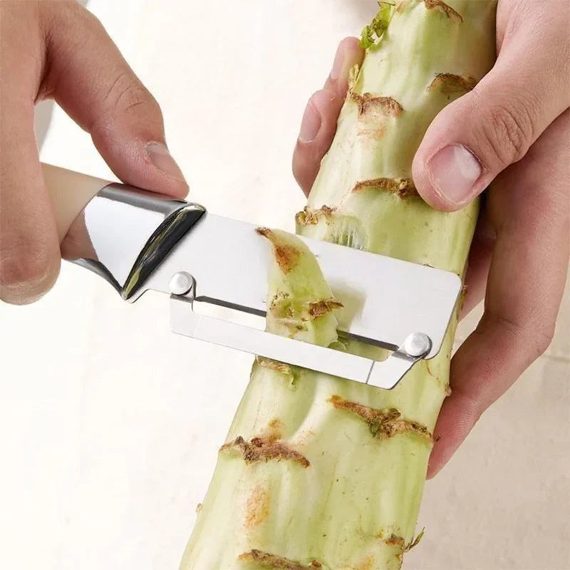 🥕 BUY 1 GET 1 FREE! 🎁 Multi-functional Kitchen Peeler – Sharp Stainless Steel Blade, Ergonomic Handle & Swiveling Dual-Action ✨