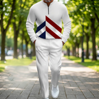 🔥2026 NEW PRODUCT - 50% OFF🔥Men's Half-Zip Color Block Tracksuit Set