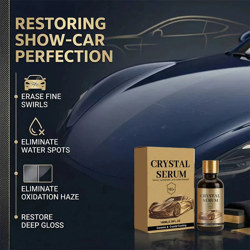 💎 Buy 5 Get 5 Free!💝Ceramic Car Coating Kit - Deep Gloss, 9H+ Hardness & Extreme Hydrophobic Sh