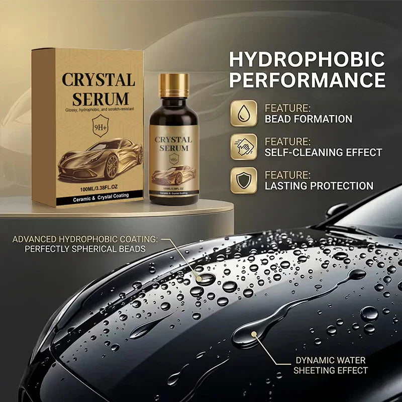 💎 Buy 5 Get 5 Free!💝Ceramic Car Coating Kit - Deep Gloss, 9H+ Hardness & Extreme Hydrophobic Sh