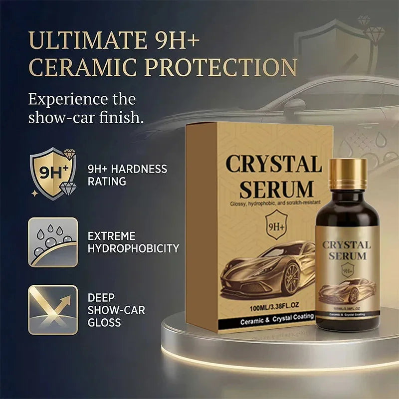 💎 Buy 5 Get 5 Free!💝Ceramic Car Coating Kit - Deep Gloss, 9H+ Hardness & Extreme Hydrophobic Sh