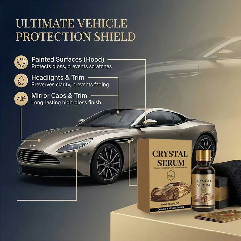 💎 Buy 5 Get 5 Free!💝Ceramic Car Coating Kit - Deep Gloss, 9H+ Hardness & Extreme Hydrophobic Sh