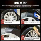 🚗 BUY 2 GET 1 FREE! ✨ Car Tire & Plastic Trim Renewal Paste – Restores Shine, Prevents Cracking & Easy Application 🛞