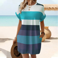 👗 LIMITED-TIME 50% OFF! ✨ Striped Midi Dress – Pockets, Loose Fit, Vacation, Casual ✨