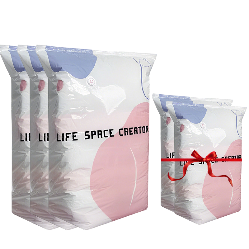 🧳No‑Pump Vacuum Storage Bags – Press & seal, no pump needed. Saves 80% space, keeps clothes dry & dust‑free. Perfect for bulky bedding & off‑season gear. 🛏️🗄️