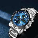 ⌚ 50% OFF NOW! ⚡ Men's Waterproof Military Analog-Digital Watch – Bold 48mm Dial, Multi-Function & 30M Water Resistance 💪