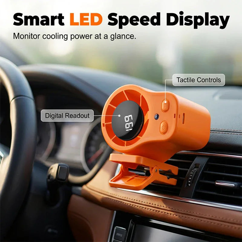 🥳2026 HOT SALE💞50K+ SOLD!Hands-Free Personal Cooling Fan with LED Display