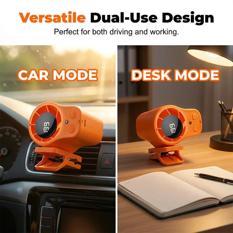 🥳2026 HOT SALE💞50K+ SOLD!Hands-Free Personal Cooling Fan with LED Display