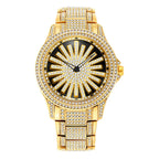 ⌚ LIMITED TIME: 50% OFF! 🔥 Men's Iced-Out Watch with Rotating Dial – Sparkling Crystals, Precise Quartz & Butterfly Clasp ✨