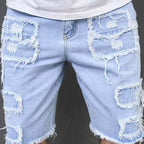 ⏳Time-Limited Special⏰Men's Ripped Denim Shorts with Frayed Details