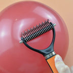 🐾 FLASH SALE: 50% OFF! ✨ Double-Sided Deshedding Pet Brush – Dual-Sided, Ergonomic & Gentle for Dogs & Cats 🐶