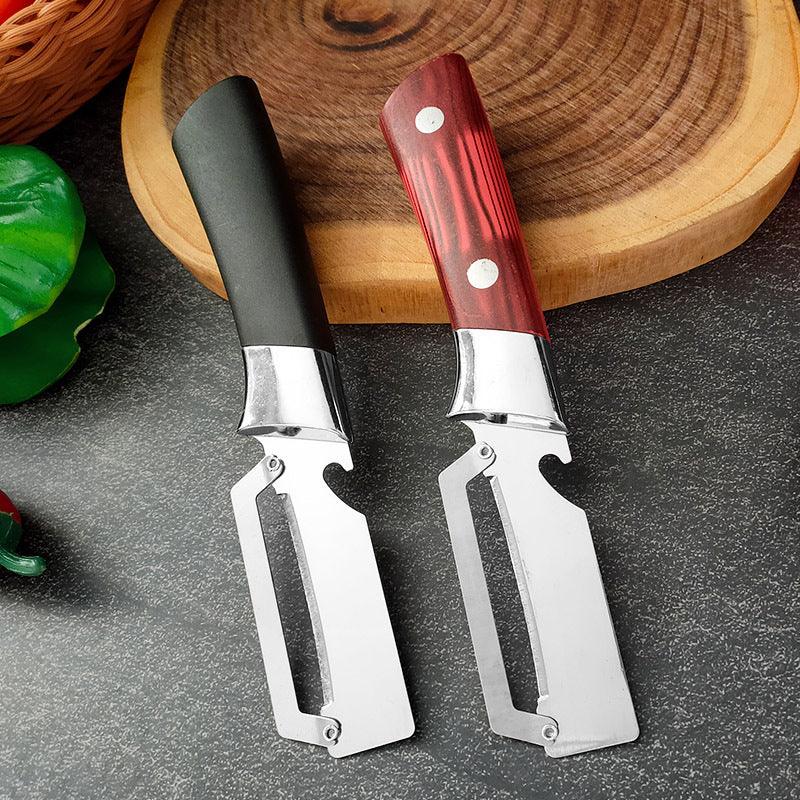 ⏳Time-Limited Special⏰Thickened Stainless Steel Multi-Peeler – Heavy-Duty, Wide Blade, Bottle Opener 🍺