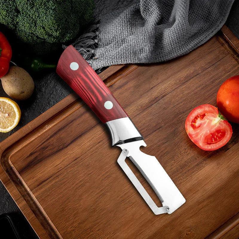 ⏳Time-Limited Special⏰Thickened Stainless Steel Multi-Peeler – Heavy-Duty, Wide Blade, Bottle Opener 🍺
