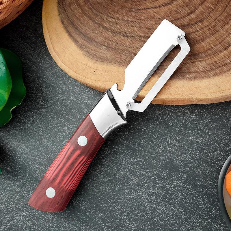 ⏳Time-Limited Special⏰Thickened Stainless Steel Multi-Peeler – Heavy-Duty, Wide Blade, Bottle Opener 🍺