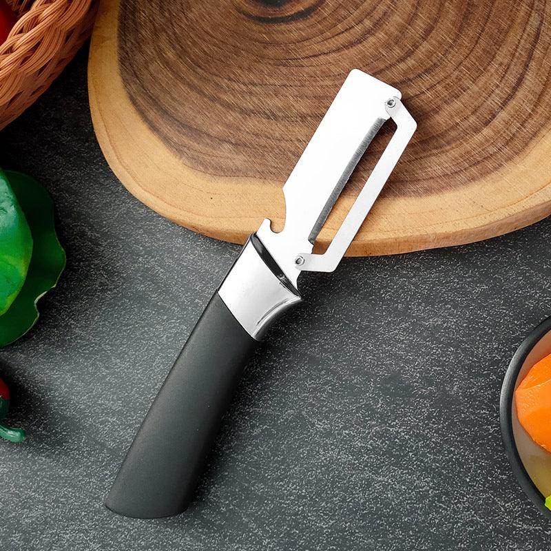 ⏳Time-Limited Special⏰Thickened Stainless Steel Multi-Peeler – Heavy-Duty, Wide Blade, Bottle Opener 🍺