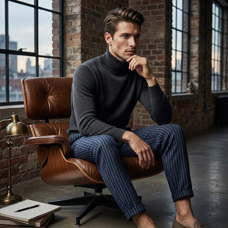 👖 50% OFF NOW! 🌿 Men's Linen Pants – Striped & Cropped – Elastic Waist & Drawstring – Breathable Summer Trousers 🏖️