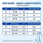 👖 50% OFF NOW! 🌿 Men's Linen Pants – Striped & Cropped – Elastic Waist & Drawstring – Breathable Summer Trousers 🏖️